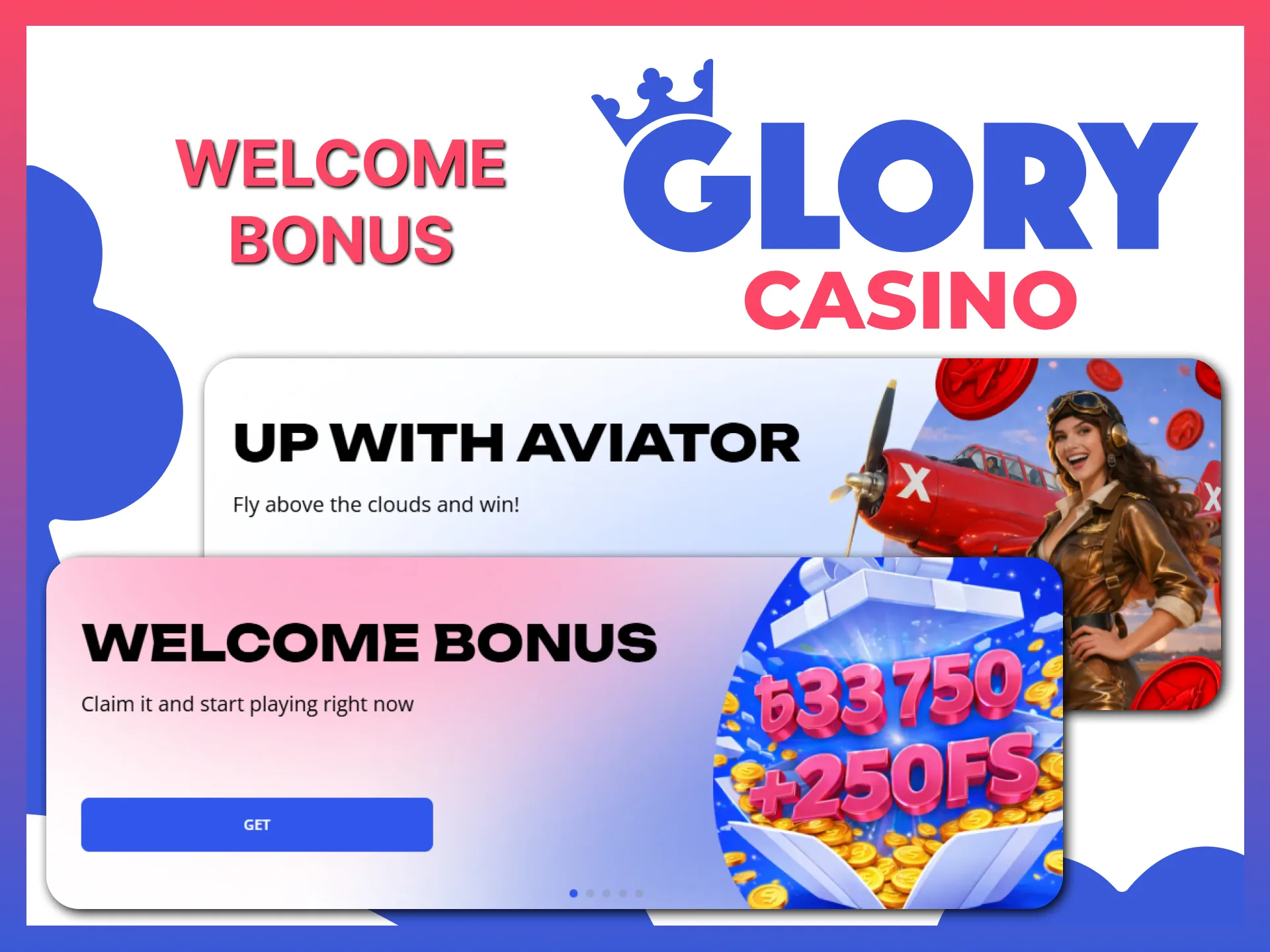 Claim your special Aviator welcome bonus at Glory Casino and start winning.
