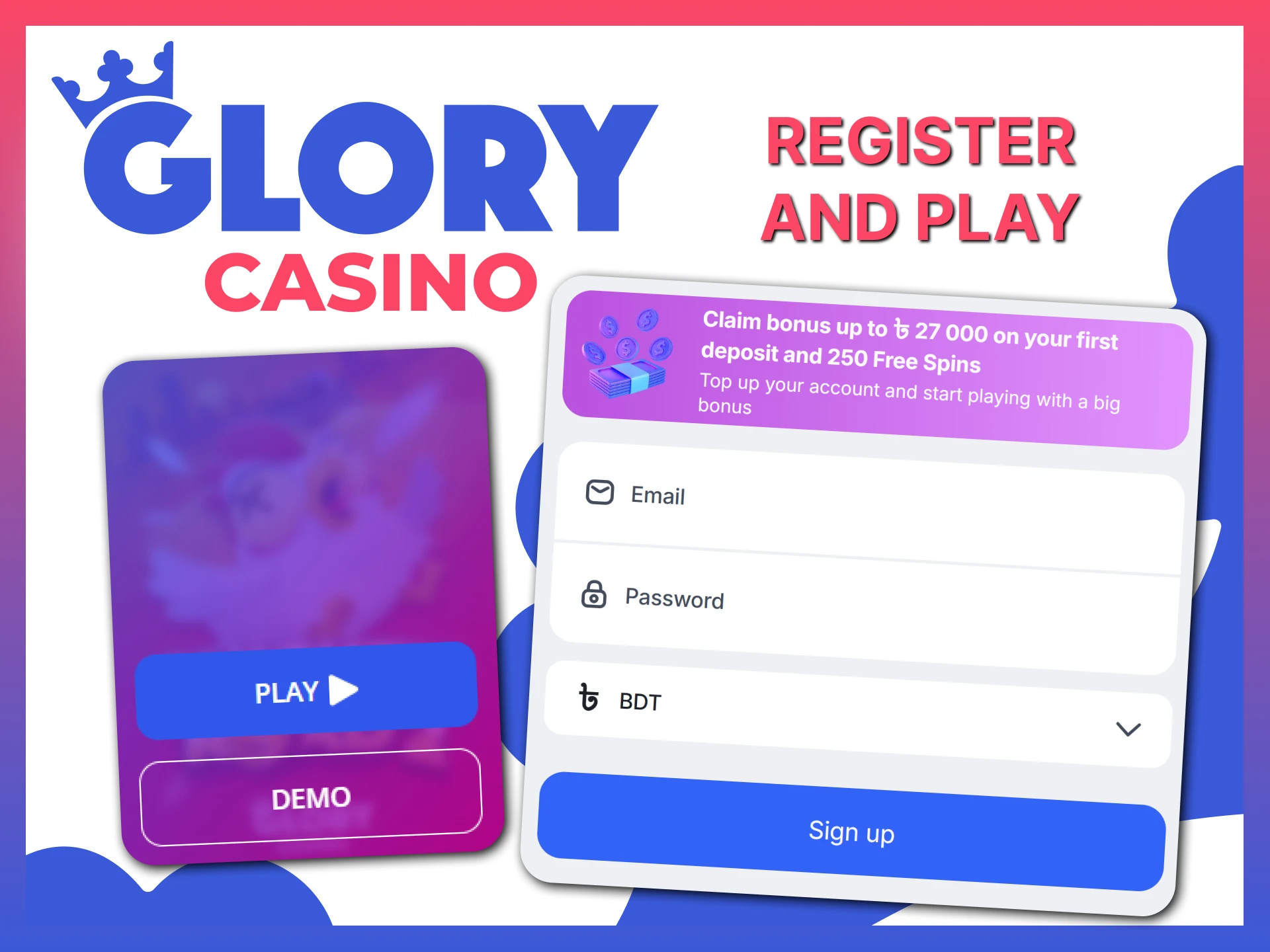 Register and play Chicken Road on Glory Casino to win big.